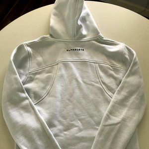 Men Alphalete White Hoodie M